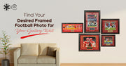 framed football photos